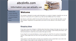 Desktop Screenshot of abcdinfo.com